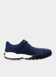 Buty outdoor męskie Scarpa Mojito BIO. Niebieskie buty trekkingowe męskie Scarpa, na lato, z kauczuku, bez zapięcia, outdoorowe. Za 522.49 zł.