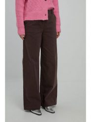 Josephine & Co Spodnie "Moos" w kolorze ciemnobrązowym rozmiar: 44. Brązowe spodnie materiałowe damskie Josephine & Co, bez wzorów, z materiału. Za 188.40 zł.