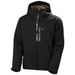 Kurtka narciarska 3 w 1 Helly Hansen Swift. Czarne kurtki męskie Helly Hansen, m, bez wzorów, bez kaptura, narciarskie. W wyprzedaży za 1,447.75 zł.