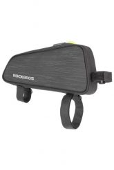 Torba rowerowa Urbancase. Czarne torby męskie na ramię ROCKBROS, bez wzorów, z tkaniny, na ramię. Za 54.99 zł.