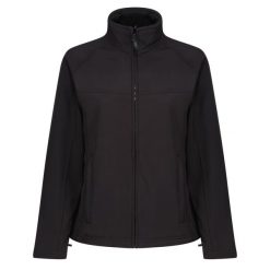 Damski Softshell Uproar. Czarne kurtki softshell damskie Regatta, xs, bez wzorów, z elastanu, bez kaptura. Za 374.99 zł.