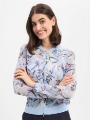 Marc Cain Bluza Kobiety niebieski|wielokolorowy, 44. Niebieskie bluzy bez kaptura damskie Marc Cain, z bawełny. Za 949.95 zł.