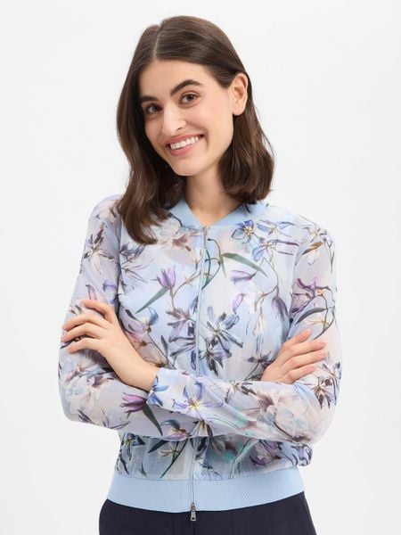 Marc Cain Bluza Kobiety niebieski|wielokolorowy, 44. Niebieskie bluzy bez kaptura damskie Marc Cain, z bawełny. Za 949.95 zł.