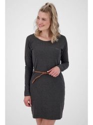 Alife and kickin Sukienka "Ellin" w kolorze czarnym rozmiar: M. Czarne sukienki damskie Alife and Kickin, m, bez wzorów, ze skóry, bez kołnierzyka, bez ramiączek, mini. Za 82.99 zł.