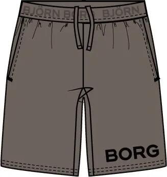Bjorn_borg BORG 9" SHORTS - FALCON. Brązowe szorty męskie Björn Borg, m, na fitness i siłownię. Za 249.50 zł.