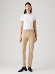 Levi´s Dżinsy - Slim fit - w kolorze beżowym rozmiar: W26/L32. Brązowe jeansy damskie z podwyższonym stanem. Za 171.68 zł.