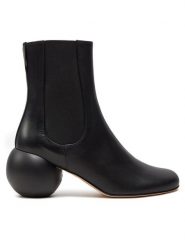 Weekend Max Mara Sztyblety Este 24257960146 Czarny. Czarne botki damskie Weekend Max Mara, ze skóry, bez obcasa, na słupku, bez zapięcia. Za 1,119.00 zł.