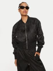 Hugo Kurtka bomber Aritana-1 50518018 Czarny Regular Fit. Czarne kurtki damskie Hugo, bez wzorów, z syntetyku, bez kaptura. Za 799.99 zł.