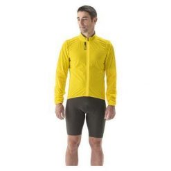 Kurtka wodoodporna Mavic Cosmic H2O. Żółte kurtki męskie MAVIC, bez wzorów, sportowe, bez kaptura. Za 882.50 zł.