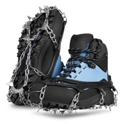 Raczki na buty Spokey Secu. Czarne buty trekkingowe męskie Spokey, bez zapięcia, trekkingowe. Za 77.99 zł.