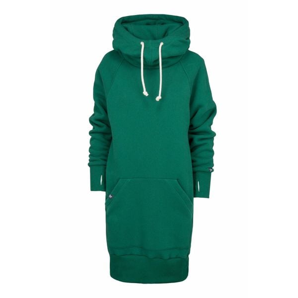 Bluza sportowa z kapturem damska DEEP TRIP Luzak. Zielone bluzy sportowe damskie DEEP TRIP, l, bez wzorów, z bawełny, bez ramiączek, długie, z kapturem. Za 369.00 zł.