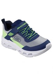 Buty SKECHERS GLIDE STEP DRIFT Niebieski. Niebieskie buty trekkingowe męskie Skechers, z materiału, bez zapięcia, trekkingowe. Za 191.99 zł.