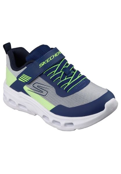 Buty SKECHERS GLIDE STEP DRIFT Niebieski. Niebieskie buty trekkingowe męskie Skechers, z materiału, bez zapięcia, trekkingowe. Za 191.99 zł.