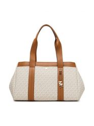 MICHAEL Michael Kors Torebka Romee 30T5G1ZT7B Beżowy. Brązowe torebki klasyczne damskie MICHAEL Michael Kors, bez wzorów, ze skóry, bez dodatków. Za 1,099.00 zł.