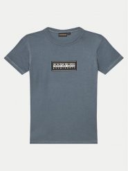 Napapijri T-Shirt Chamois NP0A4ILE S Niebieski Regular Fit. Niebieskie t-shirty chłopięce Napapijri, bez wzorów, z bawełny, bez ramiączek. Za 69.99 zł.