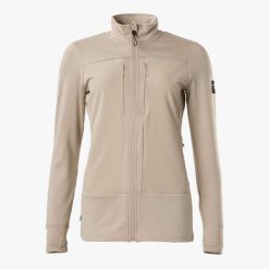 Bluza polarowa Wędrówki damska Swedemount Trondheim Wind Mid Layer Full Zip. Brązowe bluzy bez kaptura damskie SWEDEMOUNT, z polaru. Za 249.99 zł.