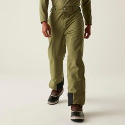 Achieve II Męskie spodnie narciarskie. Zielone spodnie materiałowe męskie Dare 2b, bez wzorów, sportowe. Za 299.99 zł.