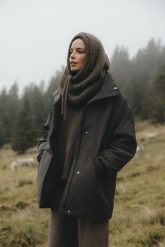 KURTKA PORTO SZARO- BRĄZOWA S - Flawless. Szare kurtki damskie Flawless, s, bez wzorów, bez kaptura. Za 997.00 zł.