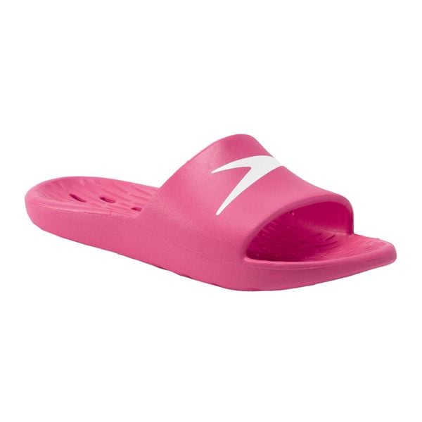 Klapki damskie Speedo Slide. Białe klapki damskie Speedo, bez wzorów, bez obcasa. Za 82.99 zł.