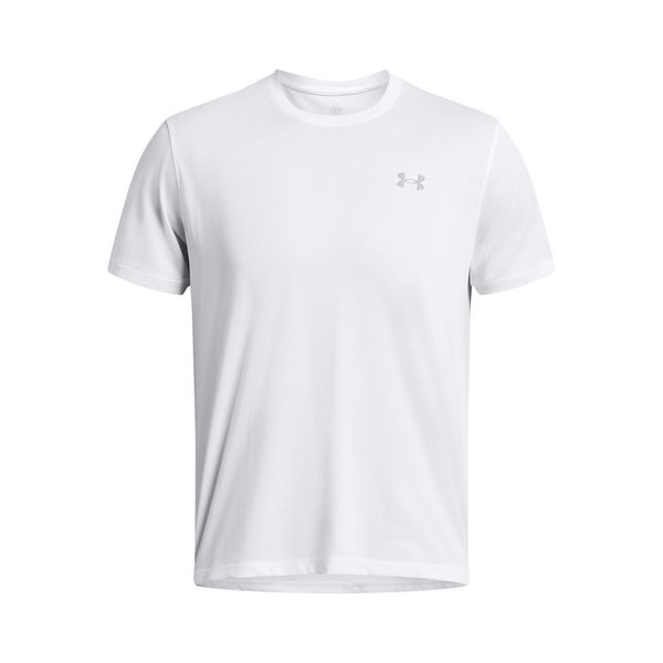 Koszulka Under Armour Launch. Białe t-shirty sportowe męskie Under Armour, l, z materiału, bez ramiączek, do biegania. Za 190.00 zł.