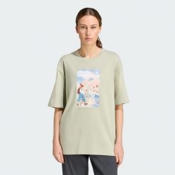 KOSZULKA Z GRAFIKĄ TERREX SECRET PATHS AHEAD. Zielone t-shirty damskie Adidas, l, bez wzorów, z bawełny, bez kołnierzyka. Za 199.00 zł.