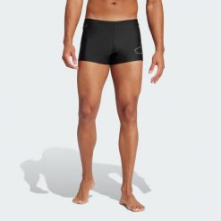 Szorty Big Bars Swim. Białe szorty męskie Adidas, bez wzorów, z materiału. Za 149.00 zł.