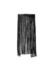 KARL LAGERFELD Pasek Damski B1W33048 Czarny. Czarne paski damskie Karl Lagerfeld, bez wzorów, ze skóry. Za 849.99 zł.