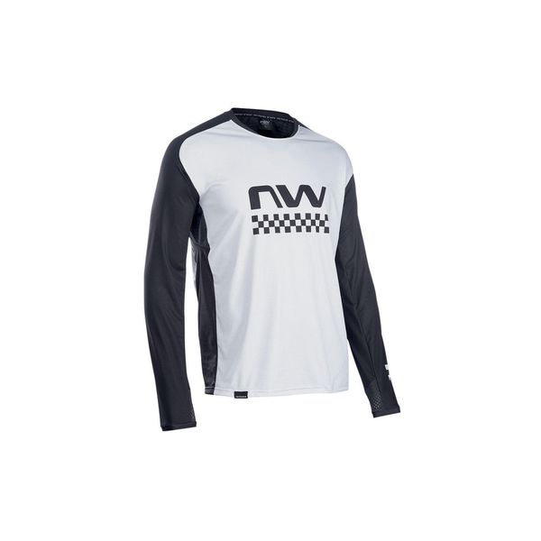 Koszulka rowerowa mtb NORTHWAVE EDGE Jersey LS jasna szara. Czarne t-shirty sportowe męskie Northwave, s, z jersey, bez ramiączek, rowerowe. Za 309.00 zł.