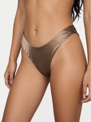 Calvin Klein Swimwear Dół od bikini LV00Q61116 Brązowy. Brązowe bikini damskie Calvin Klein Swimwear, bez wzorów. Za 229.99 zł.