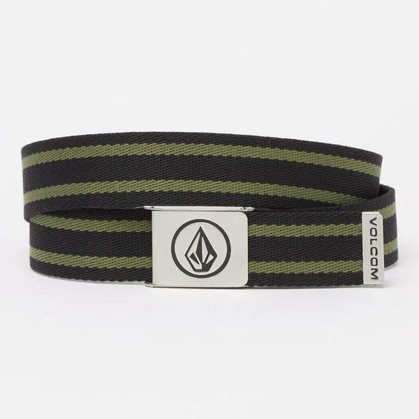 Pasek Volcom Circle Web expedition green. Zielone paski męskie Volcom, bez wzorów. Za 105.75 zł.