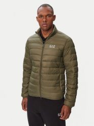EA7 Emporio Armani Kurtka puchowa 8NPB23 PNGPZ U7014 Zielony ciemny Regular Fit. Zielone kurtki męskie EA7 Emporio Armani, l, bez wzorów, z puchu, bez kaptura. Za 849.99 zł.