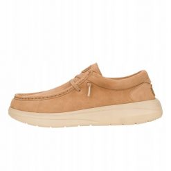 HeyDude Męskie Buty Mokasyny Wsuwane Zamszowe Wally X Sudee 46. Brązowe mokasyny męskie Hey dude, z materiału. Za 419.00 zł.