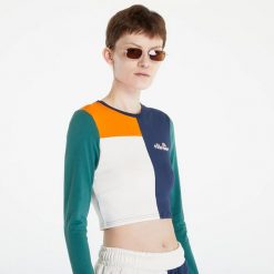 KOSZULKA DAMSKA Z DŁUGIM RĘKAWEM BLUZKA TOP CROP LONG ELLESSE. Bluzki sportowe damskie Ellesse, uniwersalny, bez wzorów, z bawełny, bez ramiączek. Za 116.99 zł.