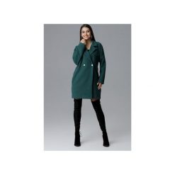 Płaszcz M625 Zielony. Zielone płaszcze damskie Figl, l, bez wzorów, z tkaniny. Za 299.00 zł.