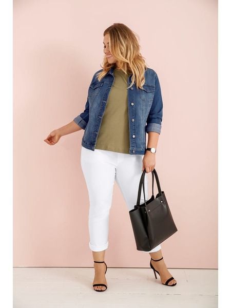 WITT WEIDEN Jegginsy w kolorze białym rozmiar: 24. Białe legginsy damskie WITT WEIDEN, bez wzorów, z materiału. Za 44.45 zł.