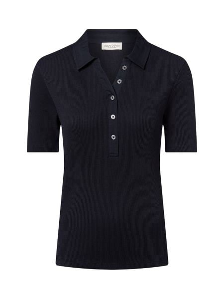 Marc O'Polo koszulka polo Kobiety Bawełna niebieski, S. Niebieskie bluzki sportowe damskie Marc O´Polo, s, z bawełny, bez kołnierzyka, bez ramiączek. Za 229.95 zł.