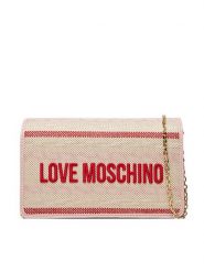 LOVE MOSCHINO Torebka JC4241PP0MKO110A Różowy. Czerwone torebki klasyczne damskie Love Moschino, bez wzorów, ze skóry, wizytowe, bez kołnierzyka, bez ramiączek. Za 429.99 zł.
