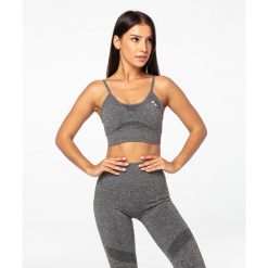 Biustonosz fitenss Carpatree Vibe Seamless. Brązowe biustonosze sportowe damskie Carpatree, bez wzorów. Za 89.99 zł.