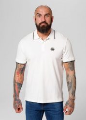 Koszulka Polo bawełniana klasyczna dla dorosłych Pique Stripes Regular. Niebieskie koszulki polo męskie PITBULL, na lato, m, bez wzorów, z bawełny, bez ramiączek. Za 139.00 zł.