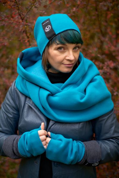 Czapka Hultajka Turkus. Czerwone czapki zimowe damskie Hultaj Polski, z bawełny. Za 99.00 zł.