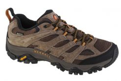 Buty do chodzenia Męskie Merrell MOAB 3 GTX. Brązowe buty trekkingowe męskie MERRELL, z materiału, bez zapięcia, trekkingowe. Za 706.00 zł.