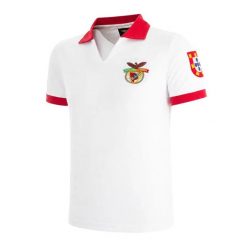 SL Benfica 1968 Wyjazdowa - Koszulka Piłkarska Retro - Biała – COPA Football. Białe t-shirty sportowe męskie COPA FOOTBALL, m, z bawełny, bez ramiączek, do piłki nożnej. Za 300.78 zł.