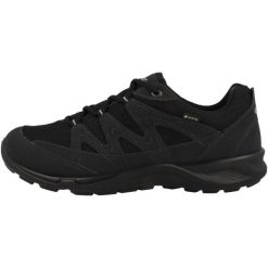 Buty do chodzenia męskie Ecco 82578451707. Czarne buty trekkingowe męskie ECCO, z materiału, bez zapięcia, trekkingowe. Za 859.99 zł.
