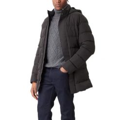 Kurtka GEOX T3270 M PIEVE Czarny. Czarne kurtki męskie Geox, m, bez wzorów, z syntetyku, bez kaptura. Za 1,044.99 zł.