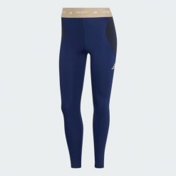 Legginsy do ćwiczeń TECHFIT Color Block 7/8. Czarne legginsy damskie Adidas, l, bez wzorów, z elastanu. Za 219.00 zł.
