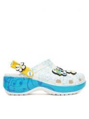 Crocs Klapki Smurfs Platform Clog 210822 Kolorowy. Klapki damskie Crocs, bez wzorów, z tworzywa sztucznego, bez obcasa. Za 259.99 zł.