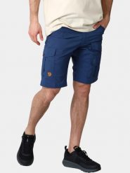 Szorty Męskie Fjallraven Vidda Pro Lite M. Niebieskie szorty męskie Fjällräven, z bawełny, bez kołnierzyka. Za 619.00 zł.