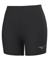Szorty damskie Mizuno MZNRB. Czarne spodenki sportowe damskie Mizuno, s, z materiału, do biegania. Za 221.00 zł.