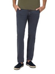Timezone Spodnie chino "Lui" - Regular fit - w kolorze niebieskoszarym rozmiar: W38/L34. Niebieskie spodnie materiałowe męskie Timezone, bez wzorów. Za 144.92 zł.