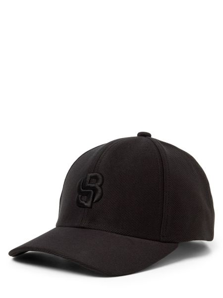 BOSS Czapka Mężczyźni Bawełna czarny, ONE SIZE. Czarne czapki męskie Boss, bez wzorów, z bawełny, klasyczne. Za 259.95 zł.